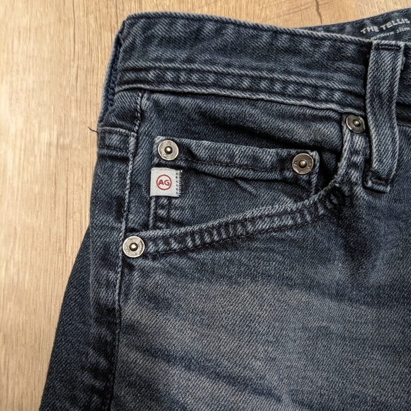 AG Adriano Goldschmied Dark Wash The Tellis Modern Slim Jeans - Picture 2 of 8